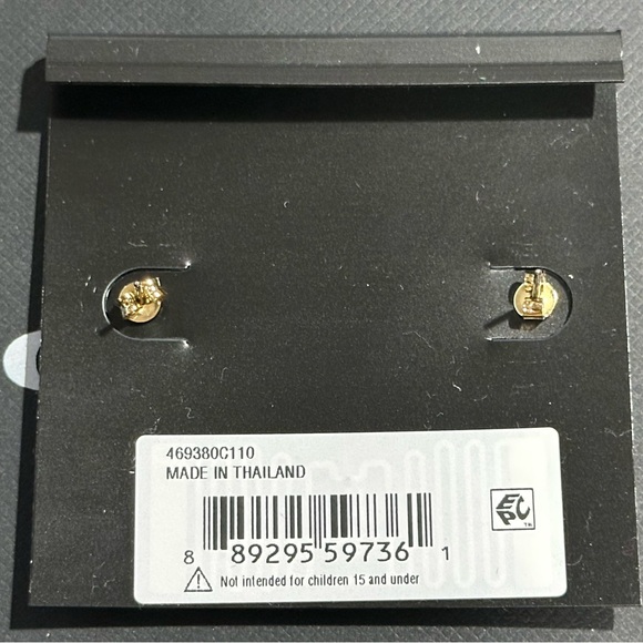 Coach Gold-Tone Heart Earrings - Picture 2 of 2